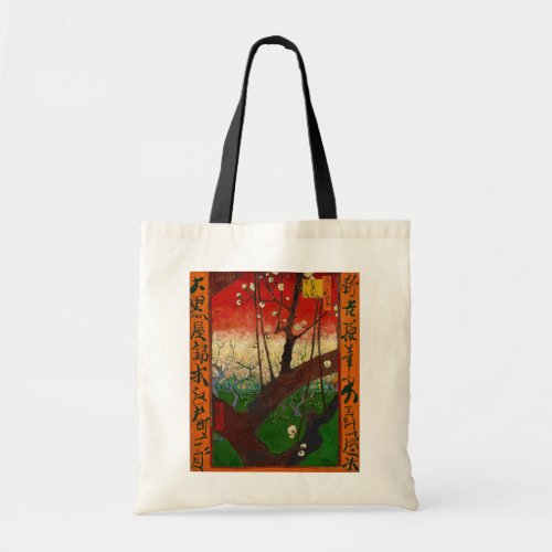 Vincent van Gogh _ Flowering Plum Tree Tote Bag