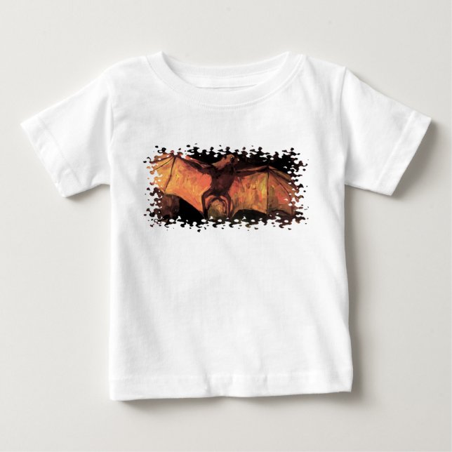Vincent Van Gogh - Flying Fox - Halloween Fine Art Baby T-Shirt (Front)