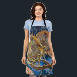 Vincent van Gogh - Four Cut Sunflowers Apron<br><div class="desc">Four Cut Sunflowers - Vincent van Gogh,  Oil on Canvas,  1887,  Paris</div>