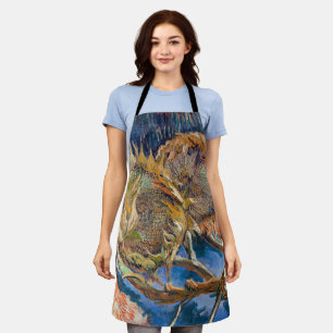 Vincent van Gogh - Four Cut Sunflowers Apron
