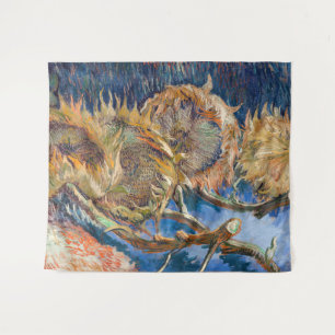 Vincent van Gogh - Four Cut Sunflowers Tapestry