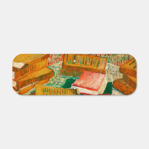 Vincent van Gogh "French Novels and Rose" Metal Sign
