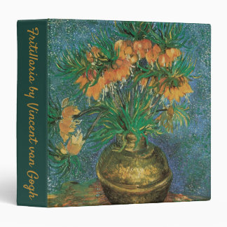 Vincent van Gogh - Fritillaries in a Copper Vase 3 Ring Binder