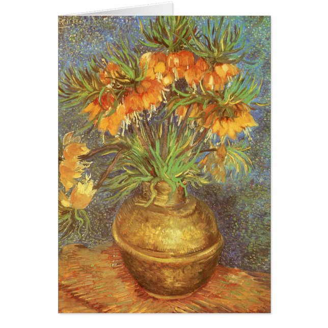 Vincent van Gogh - Fritillaries in a Copper Vase Cards (Front)