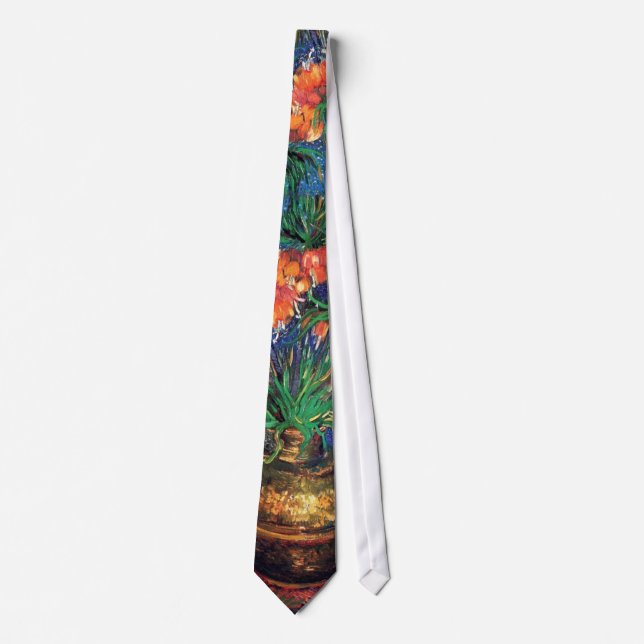 Vincent Van Gogh - Fritillaries In A Copper Vase Neck Tie (Front)