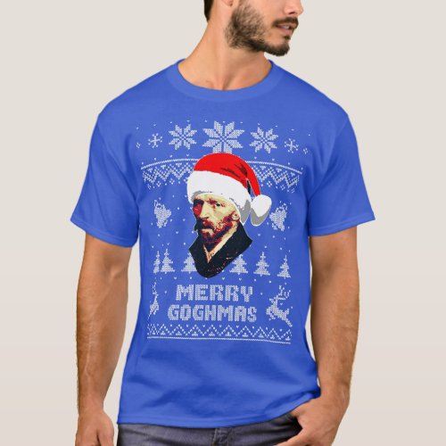 Vincent Van Gogh Funny Christmas T_Shirt