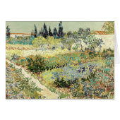 Vincent Van Gogh Garden at Arles (Front Horizontal)