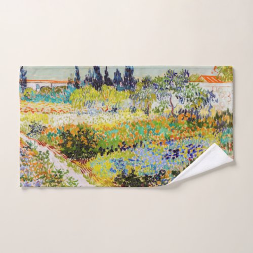 Vincent van Gogh _ Garden at Arles Bath Towel Set