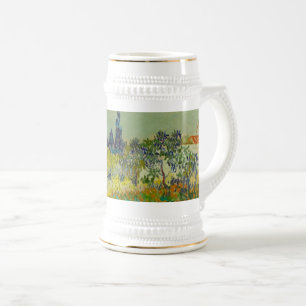 Vincent Van Gogh Garden at Arles Beer Stein