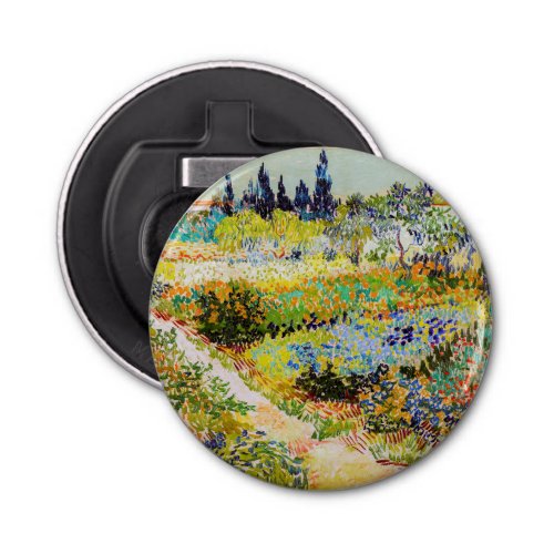 Vincent van Gogh _ Garden at Arles Bottle Opener