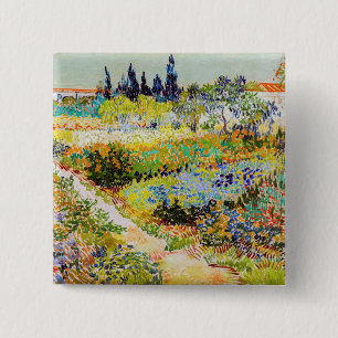 Vincent van Gogh - Garden at Arles Button