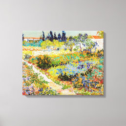 Vincent van Gogh - Garden at Arles Canvas Print