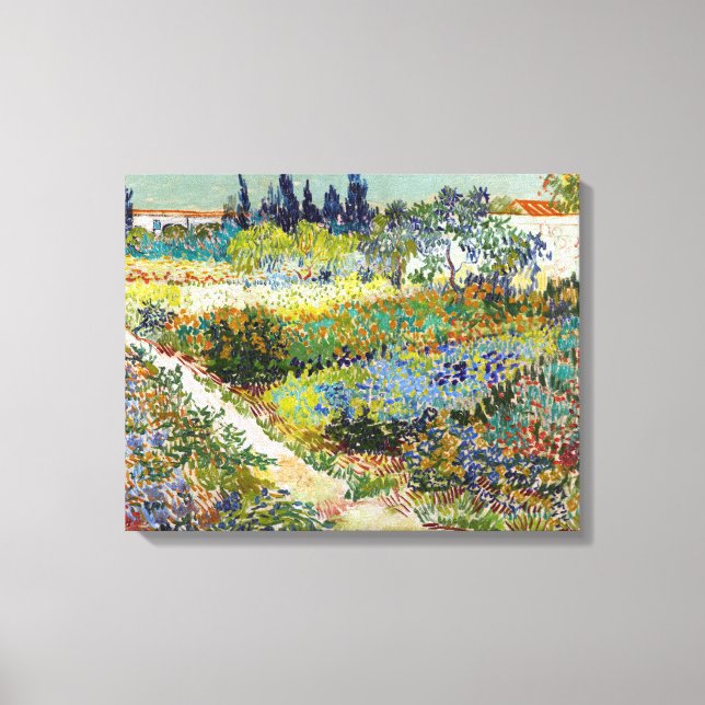 Vincent van Gogh Garden at Arles Canvas Print (Front)