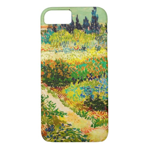 Vincent Van Gogh Garden at Arles iPhone 87 Case