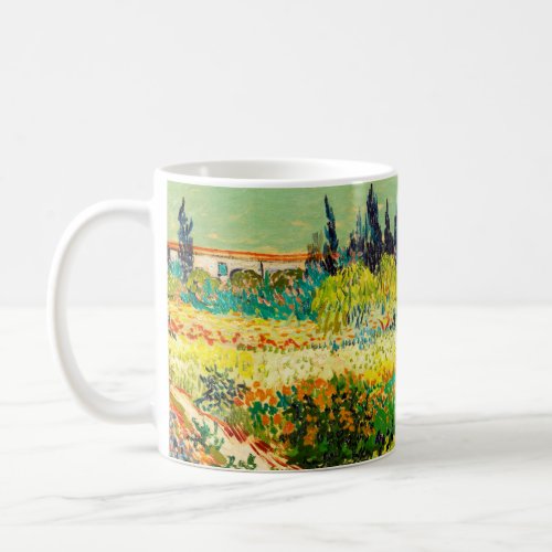 Vincent Van Gogh Garden at Arles Coffee Mug