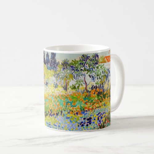 Vincent van Gogh _ Garden at Arles Coffee Mug