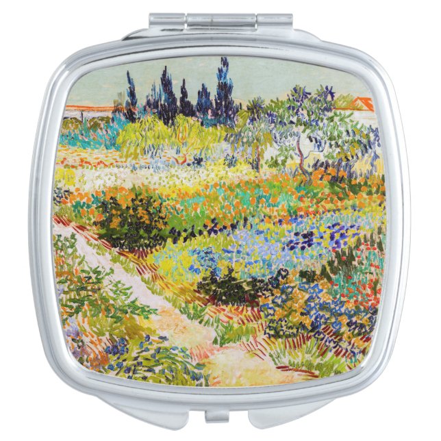 Vincent van Gogh - Garden at Arles Compact Mirror (Front)