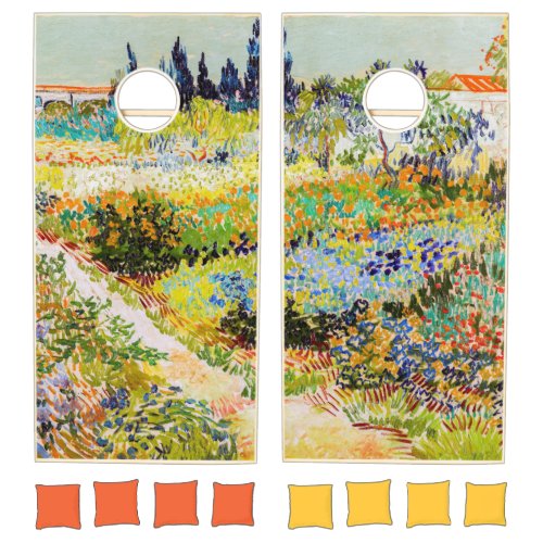 Vincent van Gogh _ Garden at Arles Cornhole Set