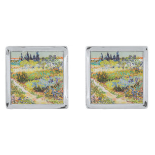 Vincent van Gogh - Garden at Arles Cufflinks