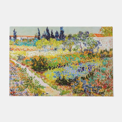 Vincent van Gogh _ Garden at Arles Doormat