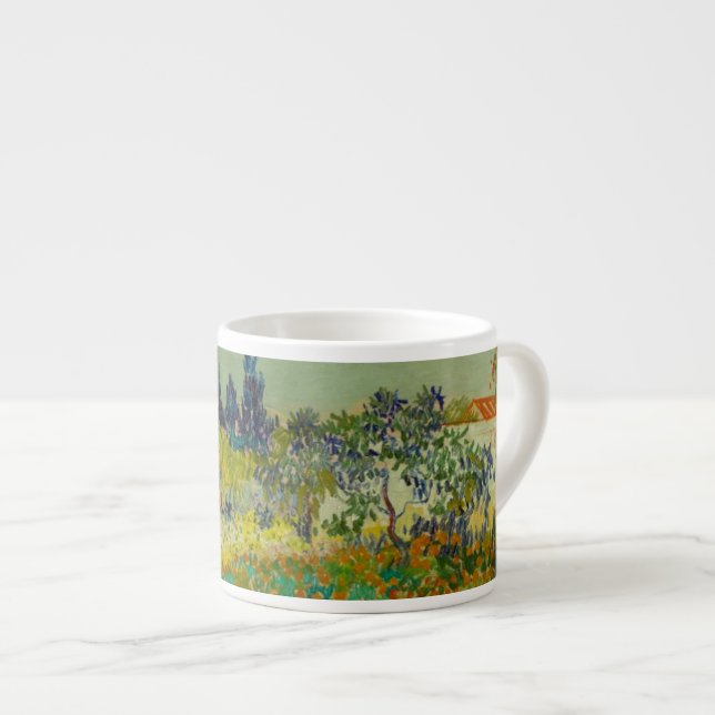 Vincent Van Gogh Garden at Arles Espresso Cup (Front Right)