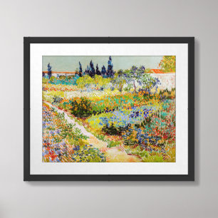 Vincent van Gogh - Garden at Arles Framed Art