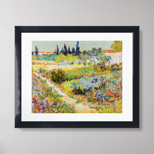 Vincent van Gogh - Garden at Arles Framed Art