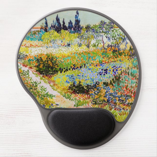 Vincent van Gogh - Garden at Arles Gel Mouse Pad (Front)