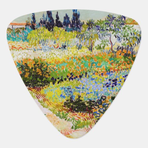 Vincent van Gogh _ Garden at Arles Guitar Pick