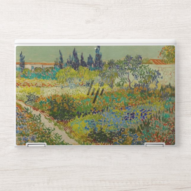 Vincent Van Gogh Garden at Arles HP Laptop Skin (Front)