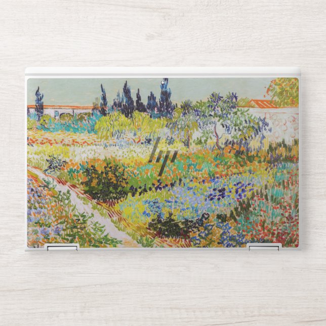 Vincent van Gogh - Garden at Arles HP Laptop Skin (Front)