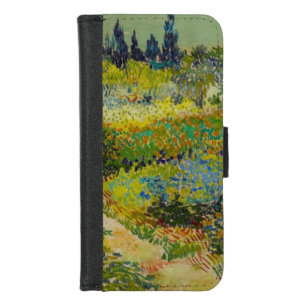 Vincent Van Gogh Garden at Arles iPhone 8/7 Wallet Case