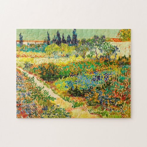 Vincent Van Gogh Garden at Arles Jigsaw Puzzle