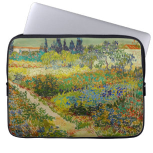 Vincent Van Gogh Garden at Arles Laptop Sleeve
