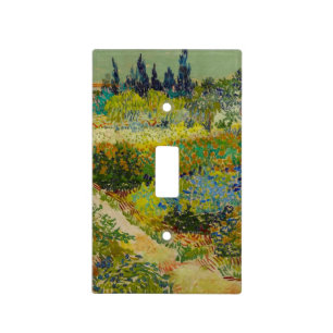Vincent Van Gogh Garden at Arles Light Switch Cover