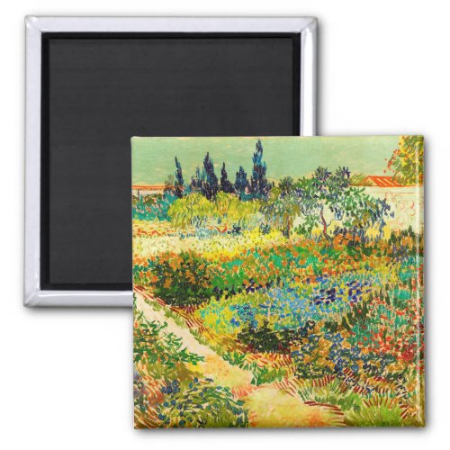 Vincent Van Gogh Garden at Arles Magnet