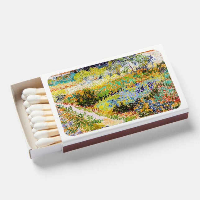 Vincent van Gogh - Garden at Arles Matchboxes (Front Open)