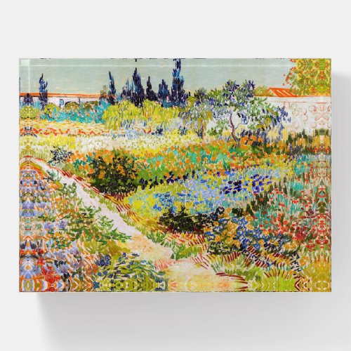 Vincent van Gogh _ Garden at Arles Paperweight