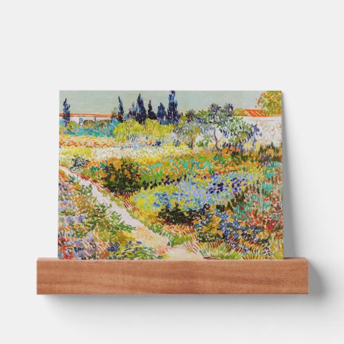Vincent van Gogh _ Garden at Arles Picture Ledge