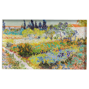 Vincent van Gogh - Garden at Arles Place Card Holder