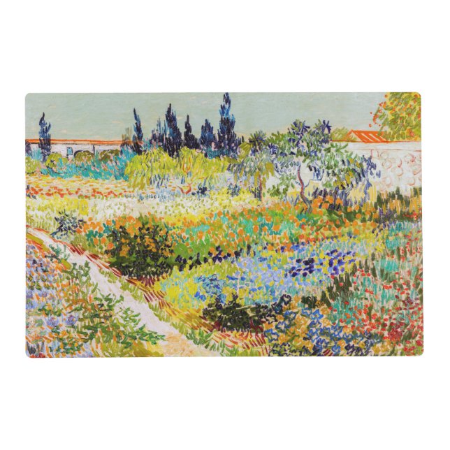Vincent van Gogh - Garden at Arles Placemat (Front)
