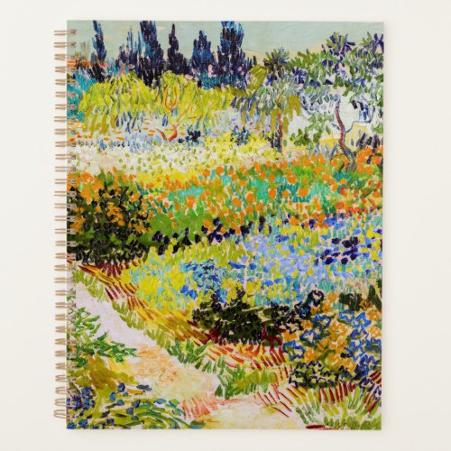 Vincent van Gogh _ Garden at Arles Planner