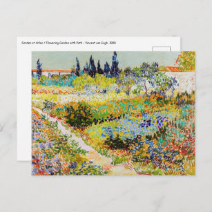 Vincent van Gogh - Garden at Arles Postcard