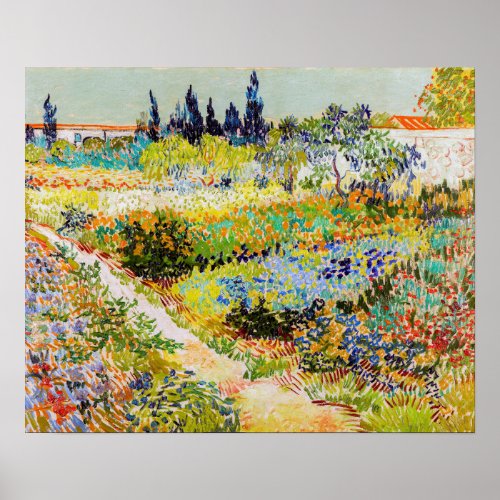 Vincent van Gogh _ Garden at Arles Poster