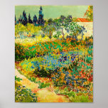 Vincent Van Gogh Garden at Arles Poster<br><div class="desc">Vincent Van Gogh Garden at Arles Poster</div>