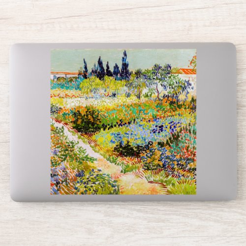 Vincent van Gogh _ Garden at Arles Sticker