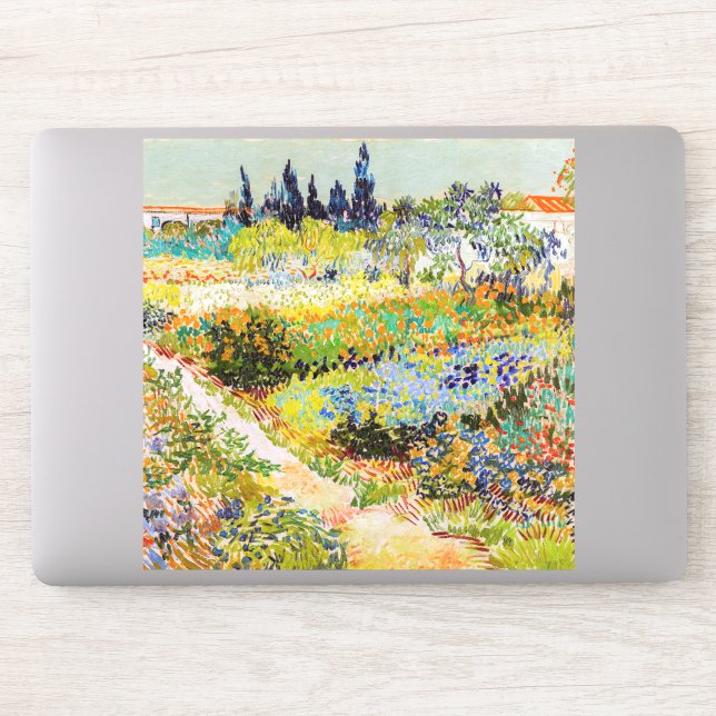 Vincent van Gogh - Garden at Arles Sticker (Computer)