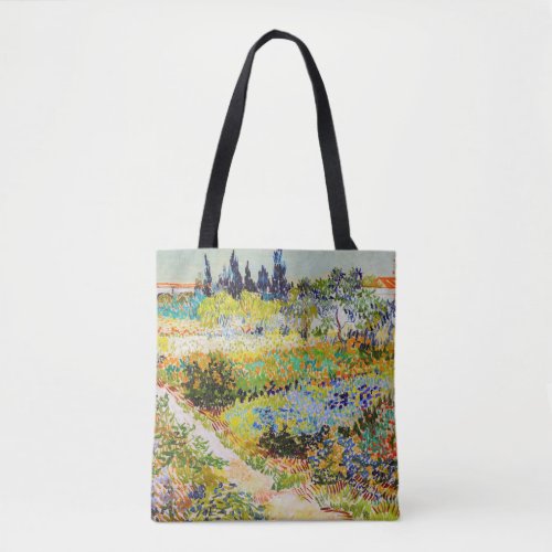 Vincent van Gogh _ Garden at Arles Tote Bag