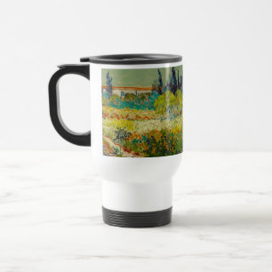 Vincent Van Gogh Garden at Arles Travel Mug