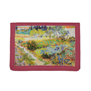 Vincent van Gogh - Garden at Arles Trifold Wallet